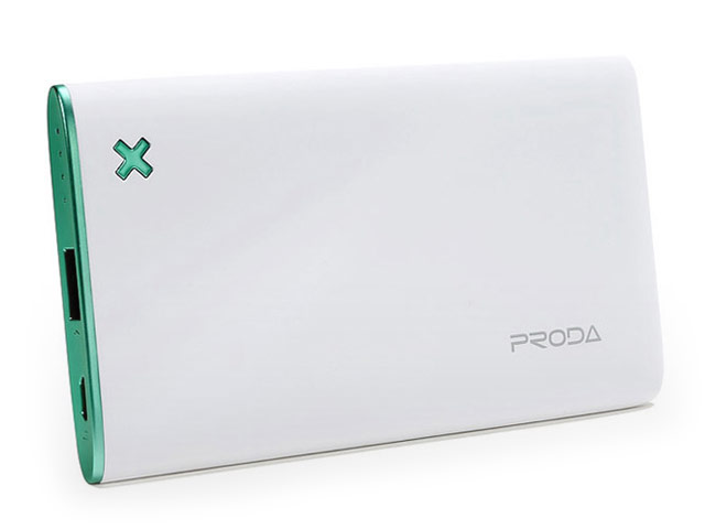 Внешняя батарея Remax Proda Crave Series универсальная (5000 mAh, белая/зеленая)