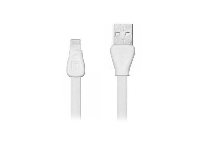 USB-кабель Remax Martin Data Cable (Lightning, 1 м, плоский, белый)