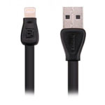 USB-кабель Remax Martin Data Cable (Lightning, 1 м, плоский, черный)