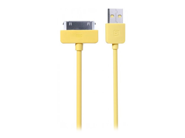 USB-кабель Remax Speed Data Cable (30-pin, 1 м, желтый)