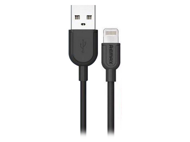 USB-кабель Remax Souffle Data Cable (Lightning, 1 м, черный)