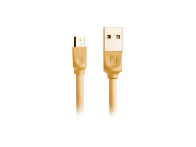 USB-кабель Remax Radiance Cable (microUSB, 1 м, желтый)