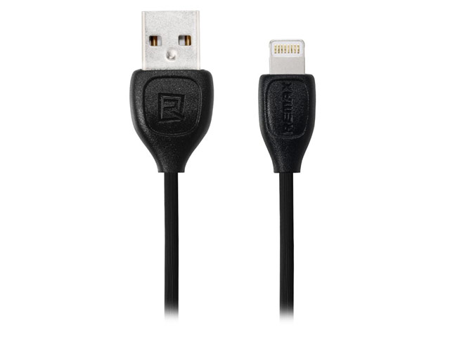 USB-кабель Remax Lesu Data Cable (Lightning, 1 м, черный)