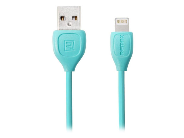 USB-кабель Remax Lesu Data Cable (Lightning, 1 м, голубой)