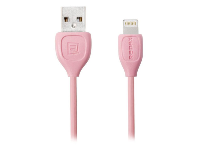 USB-кабель Remax Lesu Data Cable (Lightning, 1 м, розовый)