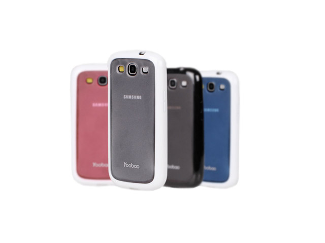 Чехол YooBao Protect case для Samsung Galaxy S3 i9300 (гелевый/пластиковый, черный)