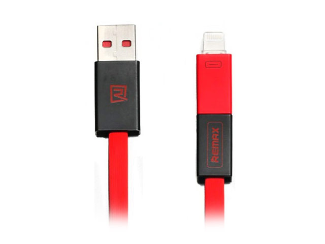 USB-кабель Remax Shadow Magnet Cable (Lightning, microUSB, 1 м, красный)