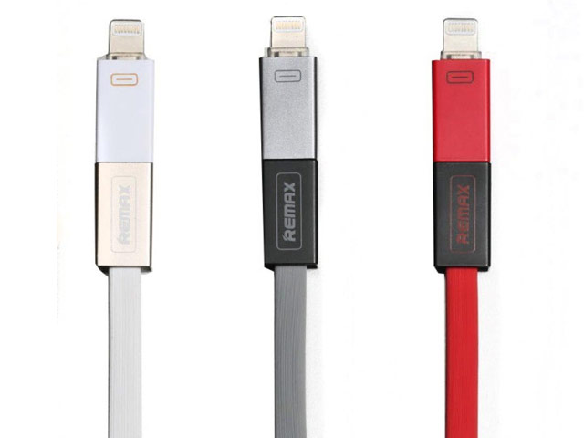 USB-кабель Remax Shadow Magnet Cable (Lightning, microUSB, 1 м, красный)
