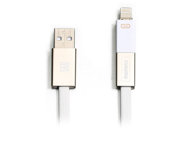 USB-кабель Remax Shadow Magnet Cable (Lightning, microUSB, 1 м, золотистый)