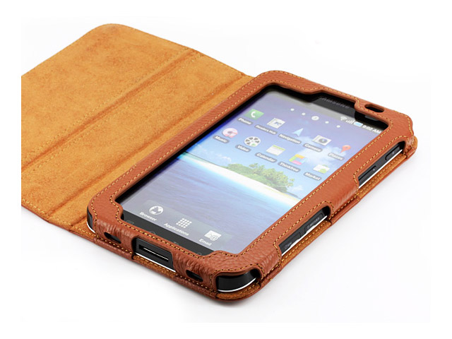 Чехол YooBao Slim case для Samsung Galaxy Tab (кожанный, коричневый)