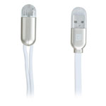 USB-кабель Remax Gemini 2-in-1 Cable (Lightning, microUSB, 1 м, белый)