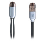 USB-кабель Remax Gemini 2-in-1 Cable (Lightning, microUSB, 1.5 м, черный)