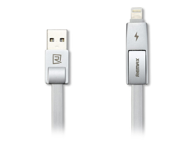 USB-кабель Remax Strive 2-in-1 Cable (Lightning, microUSB, 1 м, белый)