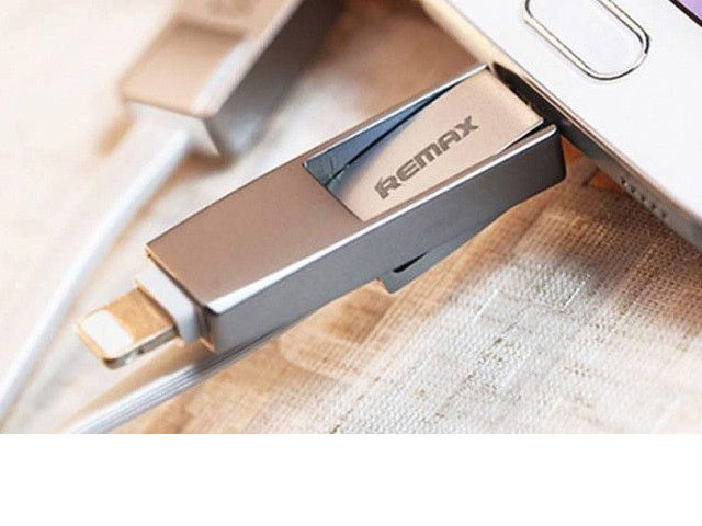 USB-кабель Remax Strive 2-in-1 Cable (Lightning, microUSB, 1 м, белый)