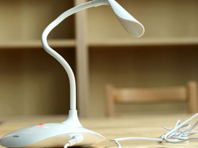 Настольная лампа Remax Milk Table Series Protect Light (светодиодная, USB, белая)