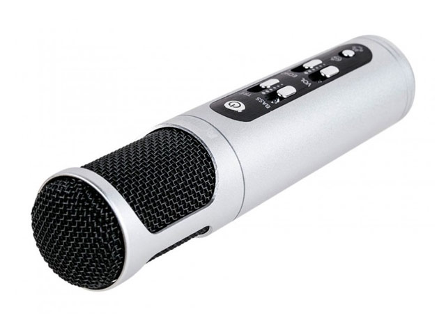 Микрофон Remax Singsong RMK-K02 универсальный (серебристый, эквалайзер)
