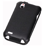 Чехол YooBao Slim leather case для HTC Desire V T328w (кожанный, черный)