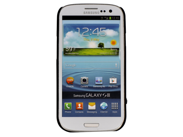 Чехол X-doria Engage Shine case для Samsung Galaxy S3 i9300 (черный, пластиковый)