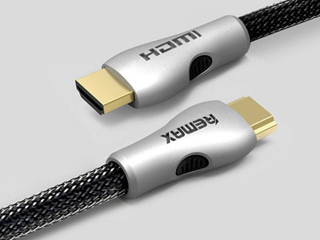 HDMI-кабель Remax Siry HDMI Cable универсальный (3D H.DTV, 4K, 3 метра, армированный, черный)