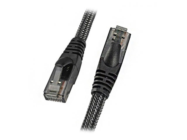 Ethernet-кабель Remax High-speed Network Cable универсальный (1 метр, армированный, черный)