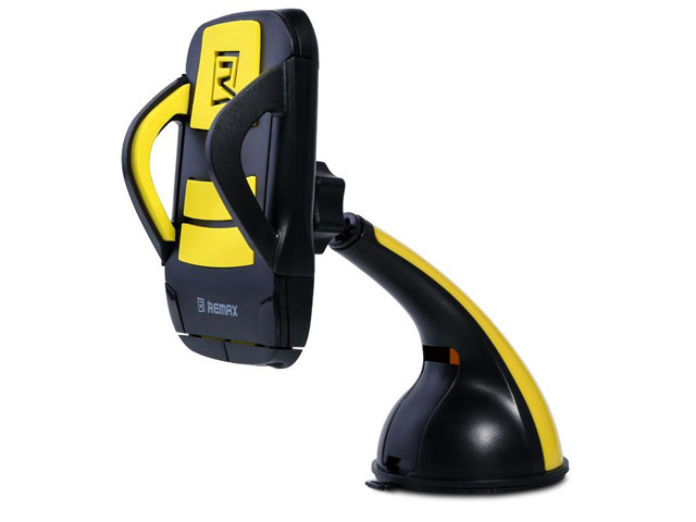 Автомобильный держатель Remax Motion Car Mount RM-C04 универсальный (черный/желтый)