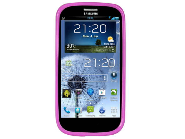 Чехол X-doria GelJacket case для Samsung Galaxy S3 i9300 (розовый, гелевый)