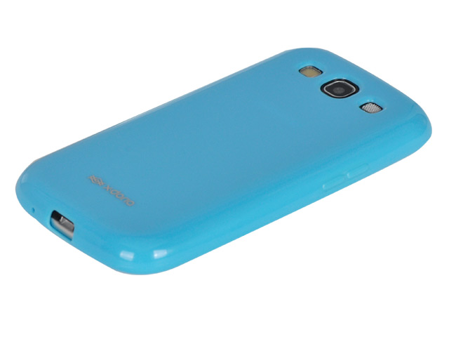 Чехол X-doria GelJacket case для Samsung Galaxy S3 i9300 (голубой, гелевый)