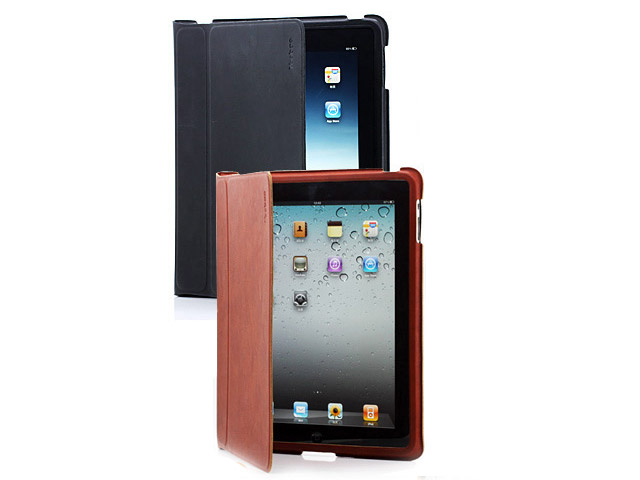 Чехол YooBao Lively Case для Apple iPad (кожанный, черный)