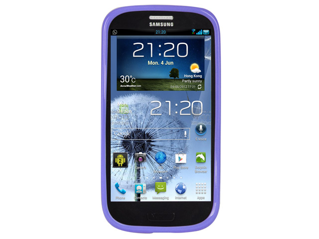 Чехол X-doria GelJacket case для Samsung Galaxy S3 i9300 (фиолетовый, гелевый)