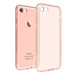 Чехол Devia Naked case для Apple iPhone 7 (розовый, гелевый)