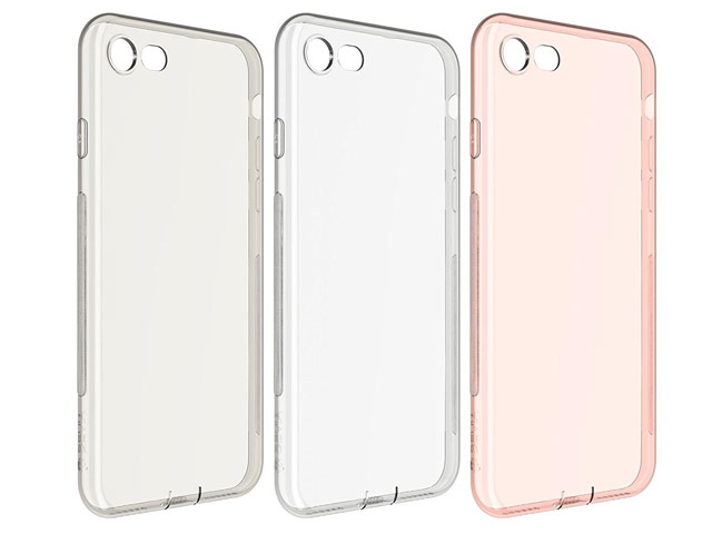 Чехол Devia Naked case для Apple iPhone 7 (розовый, гелевый)