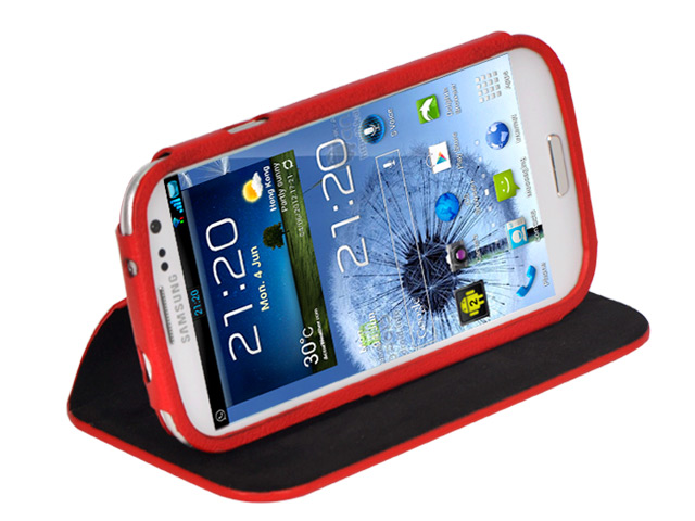 Чехол X-doria Dash Pro case для Samsung Galaxy S3 i9300 (красный, кожанный)