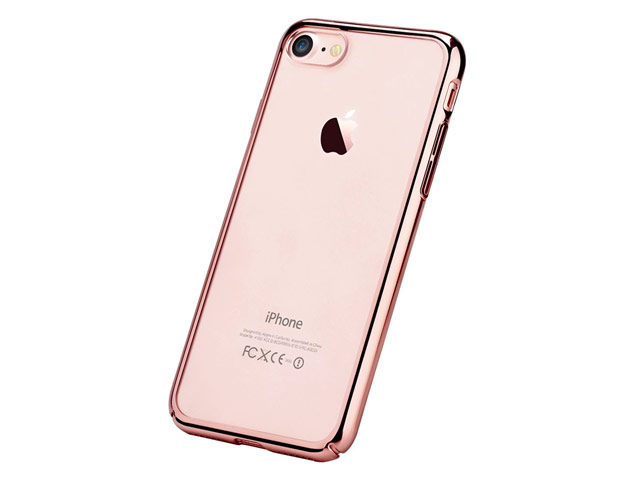 Чехол Devia Glimmer case для Apple iPhone 7 (розово-золотистый, пластиковый)