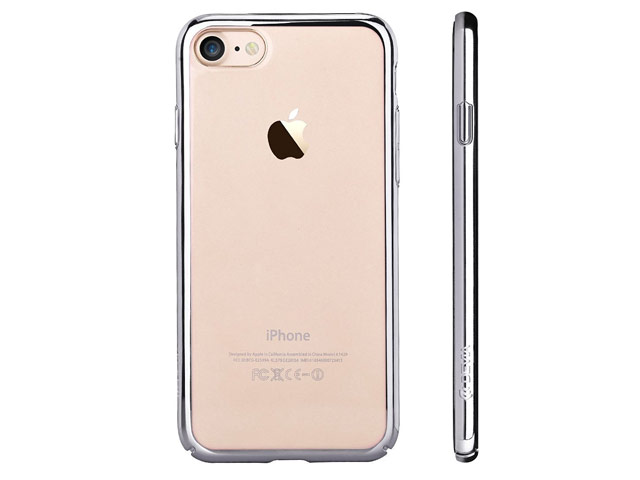 Чехол Devia Glimmer case для Apple iPhone 7 (серебристый, пластиковый)