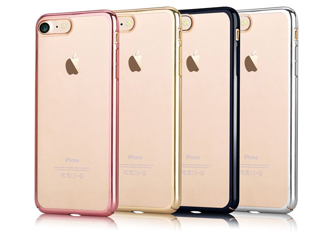 Чехол Devia Glimmer case для Apple iPhone 7 (серебристый, пластиковый)