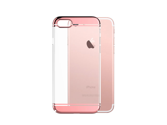 Чехол Devia Glimmer 2 case для Apple iPhone 7 (розово-золотистый, пластиковый)