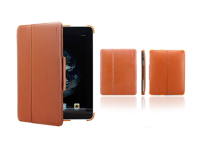 Чехол YooBao Magic case для Apple iPad (кожанный, коричневый)