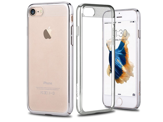 Чехол Comma Brightness case для Apple iPhone 7 (серебристый, пластиковый)