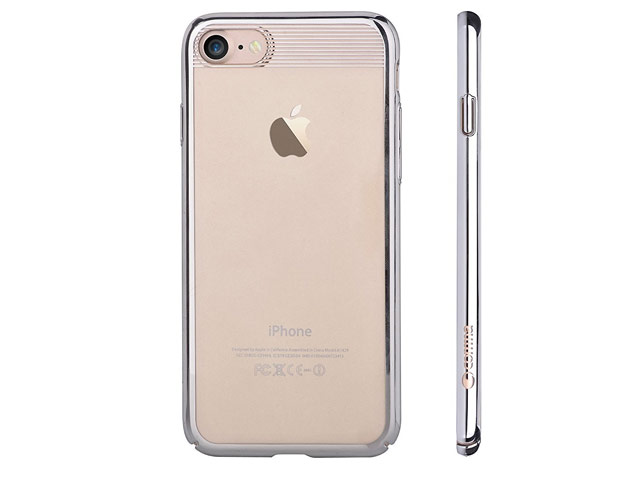 Чехол Comma Brightness case для Apple iPhone 7 (серебристый, пластиковый)