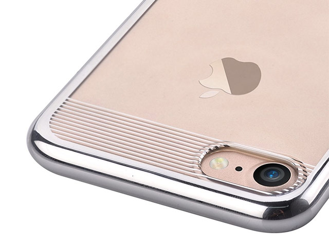 Чехол Comma Brightness case для Apple iPhone 7 (серебристый, пластиковый)