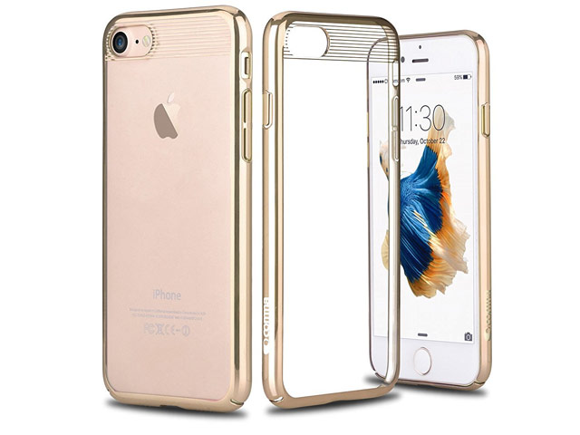 Чехол Comma Brightness case для Apple iPhone 7 (золотистый, пластиковый)