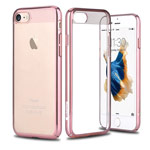 Чехол Comma Brightness case для Apple iPhone 7 (розово-золотистый, пластиковый)