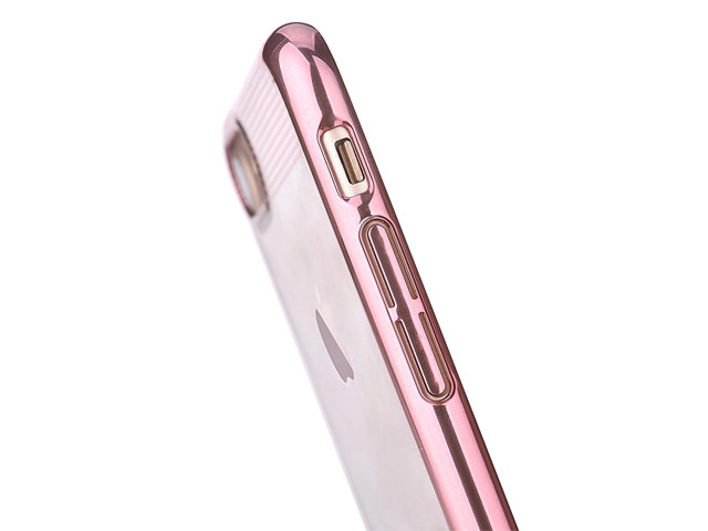Чехол Comma Brightness case для Apple iPhone 7 (розово-золотистый, пластиковый)