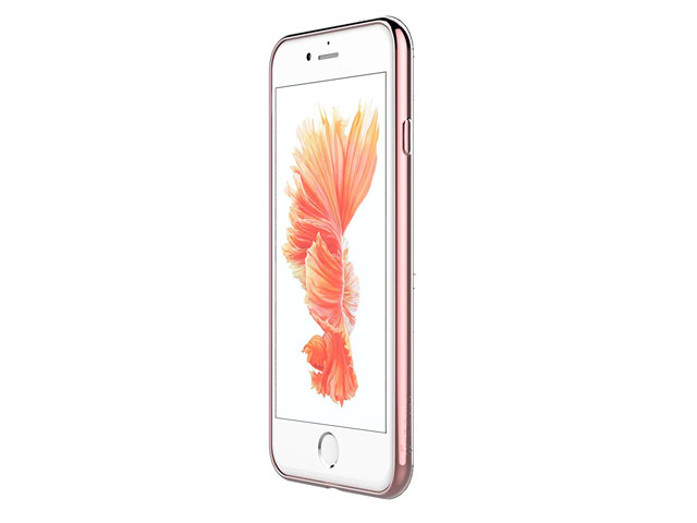 Чехол Devia Glimmer case для Apple iPhone 7 plus (розово-золотистый, пластиковый)