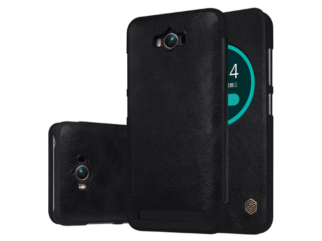 Чехол Nillkin Qin leather case для Asus Zenfone Max ZC550KL (черный, кожаный)