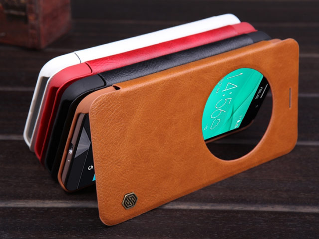 Чехол Nillkin Qin leather case для Asus Zenfone Max ZC550KL (коричневый, кожаный)