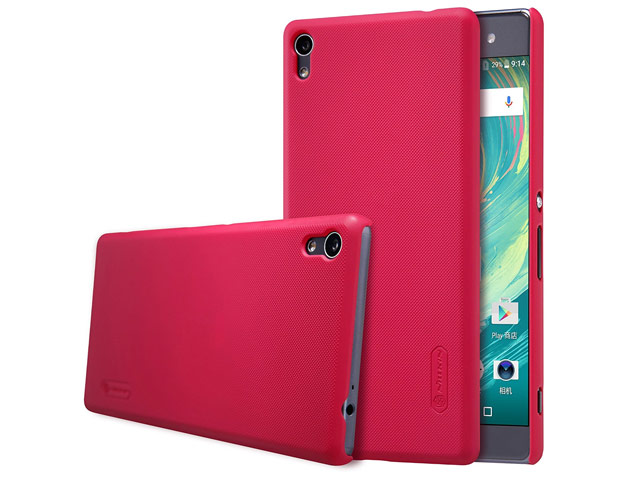 Чехол Nillkin Hard case для Sony Xperia XA ultra (красный, пластиковый)