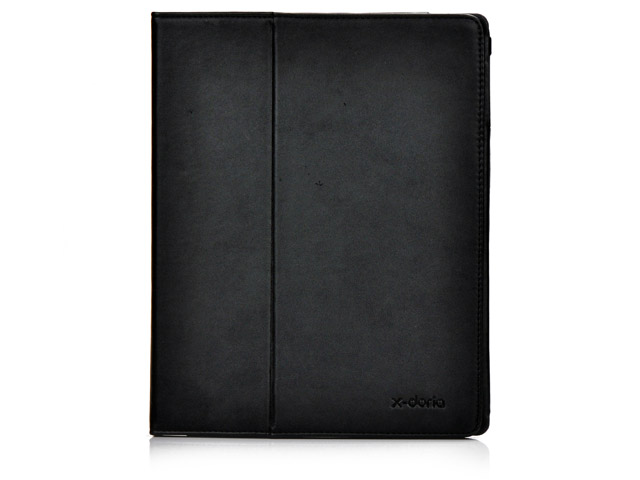 Чехол X-doria Dash Folio Lambskin case для Apple iPad 2/New iPad (черный, кожанный)