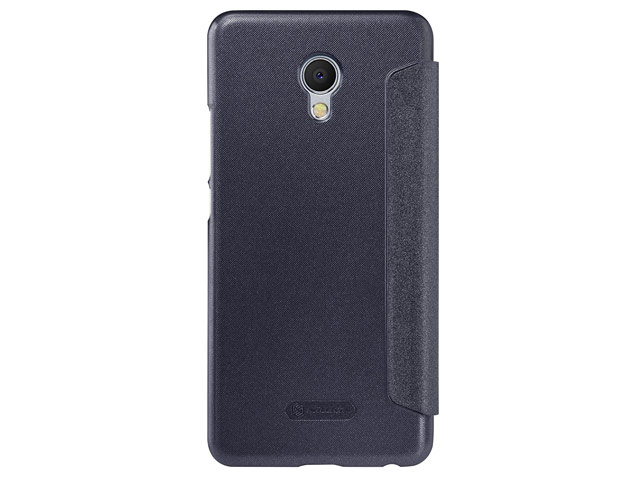 Чехол Nillkin Sparkle Leather Case для Meizu MX6 (темно-серый, винилискожа)