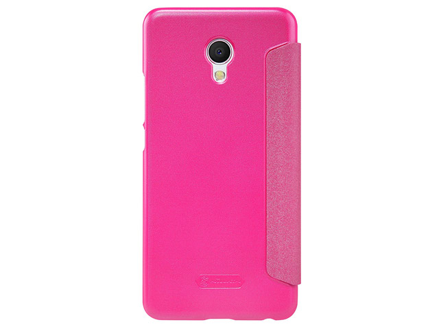 Чехол Nillkin Sparkle Leather Case для Meizu MX6 (розовый, винилискожа)